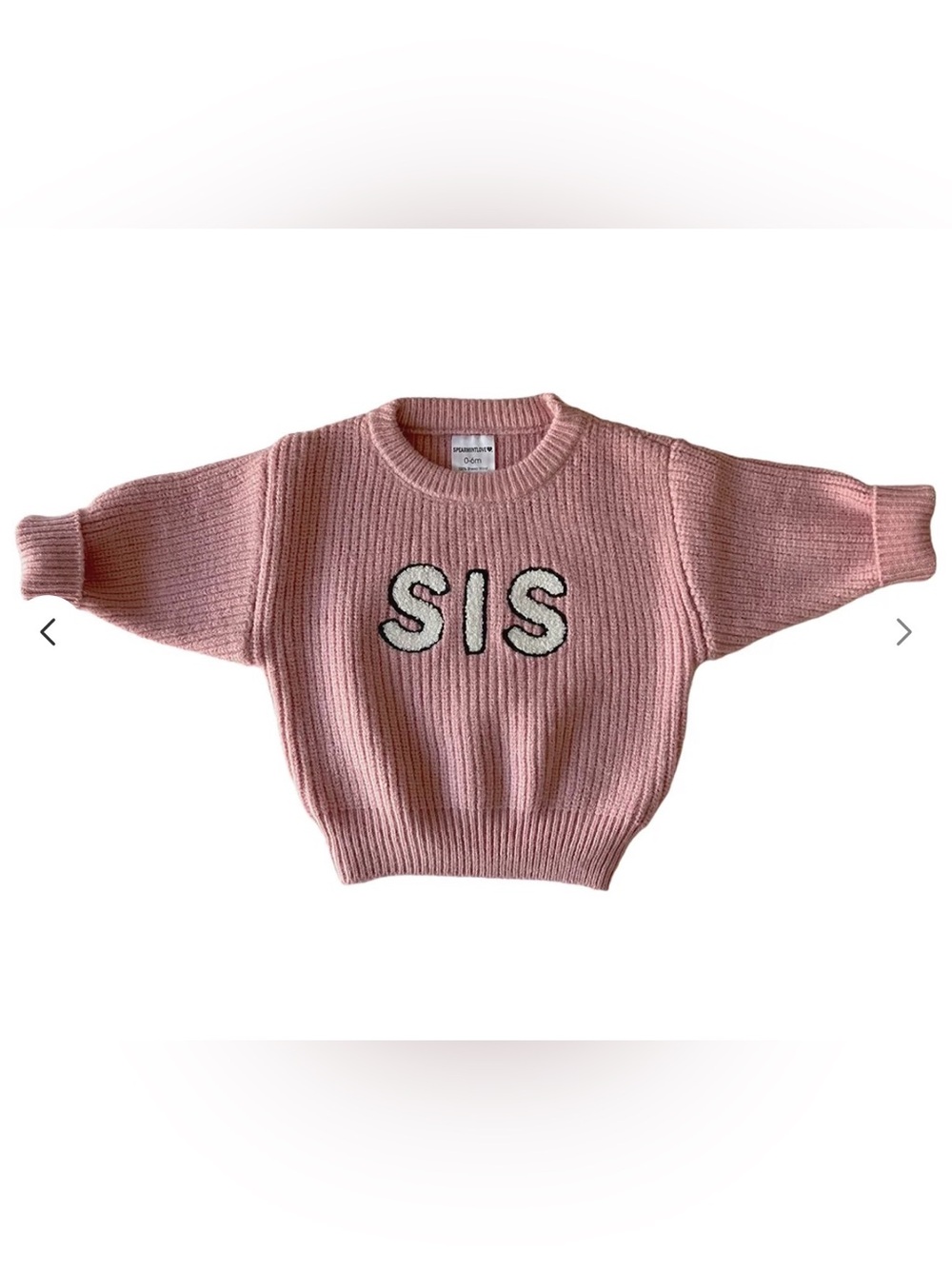 Spearmint love sis sweater